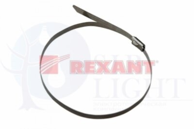 Хомут кабельный 4.6х200 сталь серебр. (уп.50шт) REXANT 07-0208