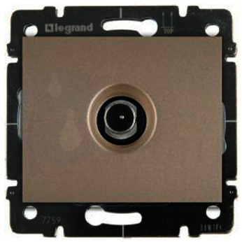 Розетка телевизионная проходная Galea Life (TV, в сборе, с/у) Legrand 696858