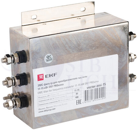 ЭМС-фильтры для преобразователя частоты 11-15 кВт EKF vector-emi-15