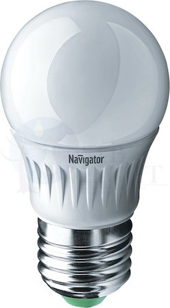 NLL-P-G45-5-230-6.5K-E27 лампа светодиодная Navigator 61253