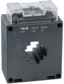 Трансформатор тока ТТИ-30 300/5А 5ВА класс 0,5S IEK