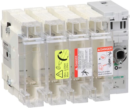 КОРП. ВКЛ-РАЗ-ПРЕДОХ.4P.22X58.100A Schneider Electric GS2J4