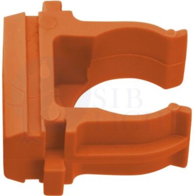 Крепеж-клипса оранжевая d25мм (10шт.) Plast EKF PROxima