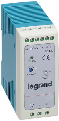 1-фазный Импульсный источник питания 12В 20Вт 1,6A Legrand 146601