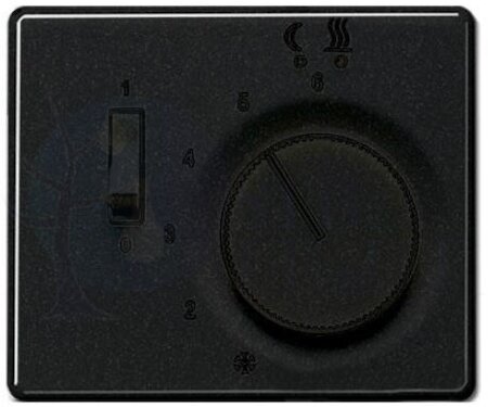 SL 500 Черный Накладка регулятора теплого пола(мех.FTR231U) JUNG SLFTR231PLSW