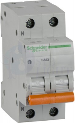 Автомат 1P+N 50А Домовой (4.5 кА, C) Schneider Electric 11218