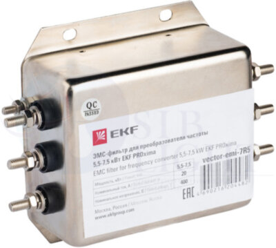 ЭМС-фильтры для преобразователя частоты 2,2-4,0 кВт EKF vector-emi-4R0