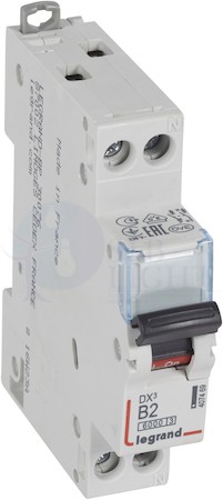 Автоматический выключатель 1+N полюс, 2А, B, 10 кА Legrand 407469