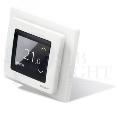 Touch Полярно-Белый Терморегулятор с комбинацией датчиков 16А DEVI 140F1071