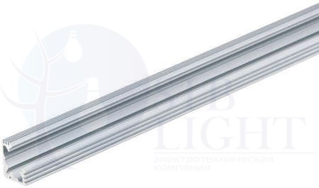 UFE-A04 SILVER 200 POLYBAG Накладной профиль для светодиодной ленты, анодированный алюминий. Длина 200 см. ТМ Uniel Uniel UL-00000598