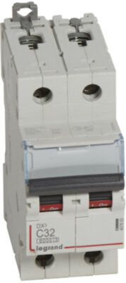 Автомат 2P 32А DX3 (6 кА, C) Legrand 407803