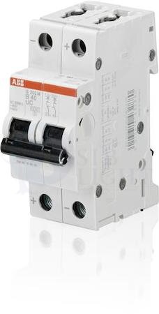 Автомат 2P 63А S200 (25 кА, C) ABB 2CDS272061R0634