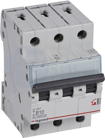 Автомат 3P 10А TX3 (10 кА, B) Legrand 403998