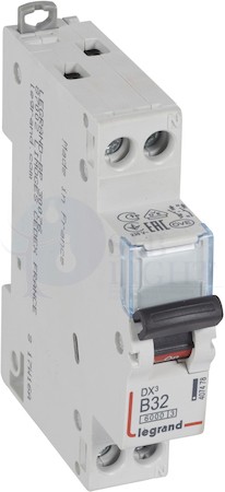 Автоматический выключатель 1+N полюс, 32А, B, 10 кА Legrand 407478