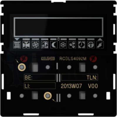 Контроллер модуль комнатный KNX 2 группы (с/у, механизм) JUNG RCDLS4092M