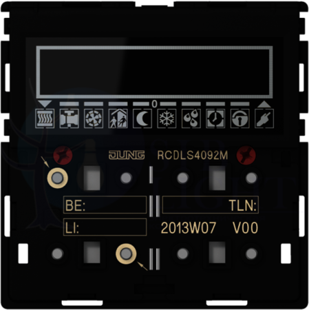 Контроллер модуль комнатный KNX 2 группы (с/у, механизм) JUNG RCDLS4092M