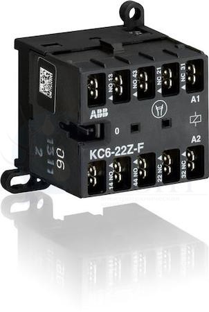 Миниконтактор KC6-22-Z -F 3A (400В AC3) катушка 110В DC ABB GJH1213003R0224