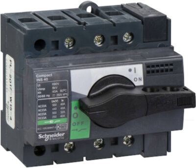 выключатель-разъеденитель INS40 3П Schneider Electric 28900
