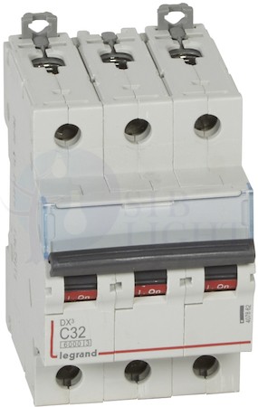 Автомат 3P 32А DX3 (10 кА, C) Legrand 407862