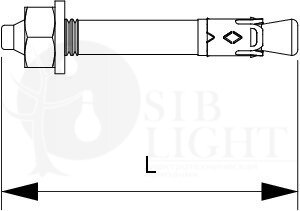 Анкерный гвоздь N, 6x49мм, сталь, V5A OBO Bettermann 3498398