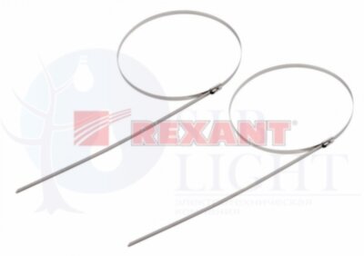 Хомут кабельный 4.6х520 Сталь серебр. (уп.50шт) REXANT 07-0528