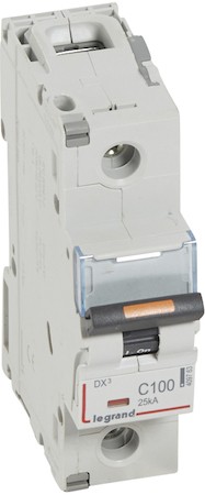 Автомат 1P 100А DX3 (25 кА, C) Legrand 409763
