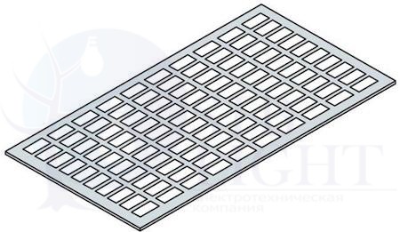 Держатель маркировки 28 DIN-модулей L=525 (20шт) ABB EH2129