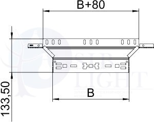 RAAM 640 FS Т-образное/крестовое соединение 60x400 OBO Bettermann 6041238