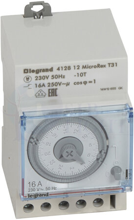 Программируемый ежедневный таймер 3М Legrand 412812