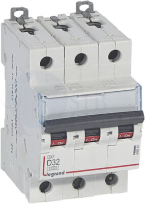 Автомат 3P 32А DX3 (10 кА, D) Legrand 408092