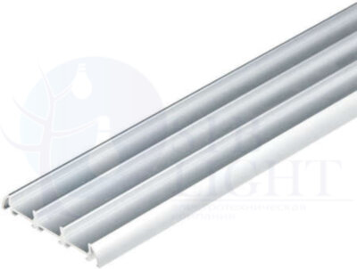 UFE-A08 SILVER 200 POLYBAG Накладной профиль для светодиодной ленты, анодированный алюминий. Длина 200 см. ТМ Uniel Uniel UL-00000602