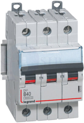 Автомат 3P 40А DX3 (10 кА, B) Legrand 407565