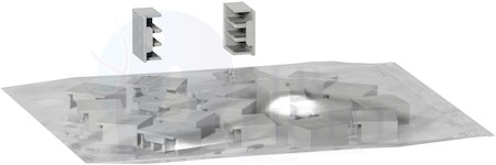 ЗАГЛУШКИ БОКОВЫЕ ДЛЯ ГРЕБЕНЧАТЫХ ШИНОК (A9N) 1П+H (40ШТ) Schneider Electric A9N21039