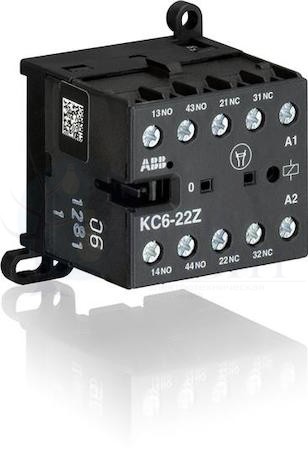 Миниконтактор KC6-22-Z 3A (400В AC3) катушка 42В DC ABB GJH1213001R0222