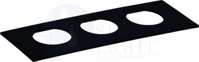 Приборная рамка ONFLOOR 80/3 IEK KNR-80-03-7012