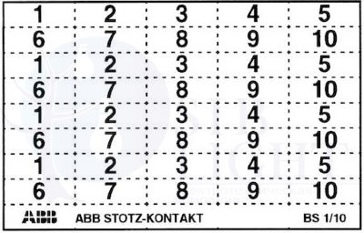 Маркер к. 2х1-20 BS1/20 ABB GHS2001946R0004