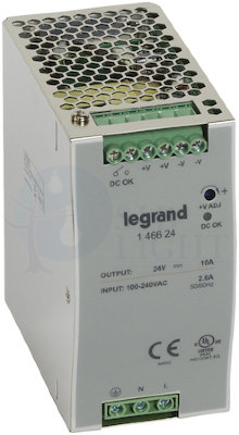 1-фазный Импульсный источник питания 24В 240Вт 10A Legrand 146624