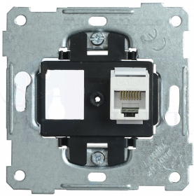 Розетка компьютерная РК11-1-Б RJ45 Cat6 BOLERO IEK
