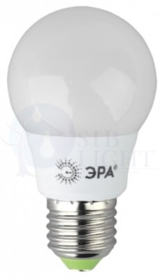 Лампа светодиодная LED A55-6W-827-E27(диод,груша,6Вт,тепл,E27) ERA Б0028008