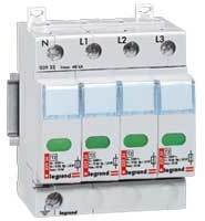 Legrand Ограничитель перенапряжения 4P 400V 70kA, ост напр 2.8 kV Legrand 003923