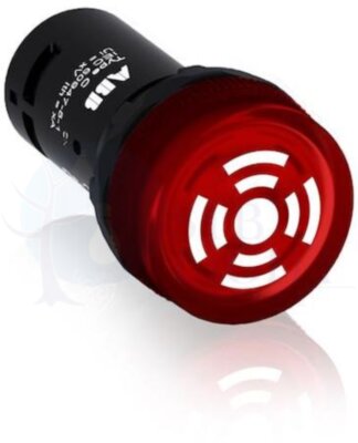 Зуммер CB1-610R с пульсирующим сигналом, с подсветкой, красный, 24 В AC/DC ABB 1SFA619600R6101