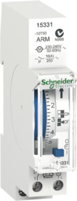 РЕЛЕ ВРЕМ. ЭЛ.МЕХ. IH 18MM 7ДНЕЙ 1КАНАЛ Schneider Electric 15331