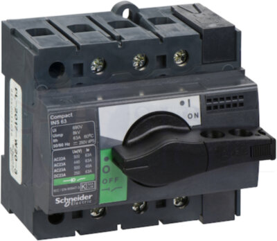 выключатель-разъеденитель INS63 3П Schneider Electric 28902