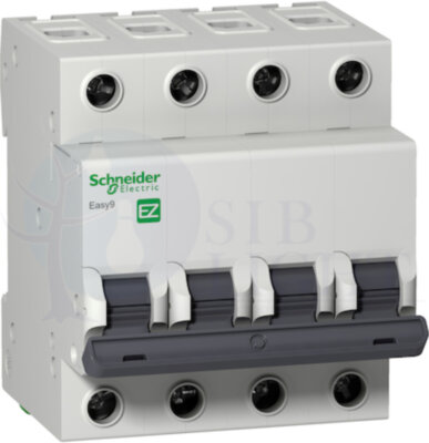 АВТ. ВЫКЛ. EASY 9 4П 40А B 4,5кА 400В =S= Schneider Electric EZ9F14440