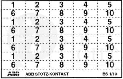Маркер к. 40шт.пикто BSPikto ABB GHS2001946R0002