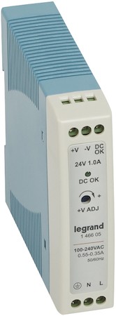 1-фазный Импульсный источник питания 24В 24Вт 1A Legrand 146605