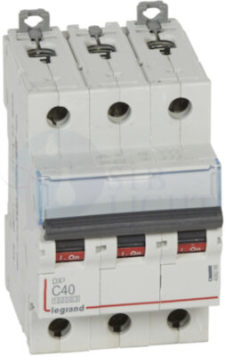 Автомат 3P 40А DX3 (16 кА, C) Legrand 409258