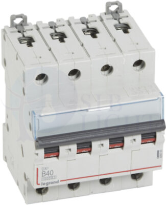 Автомат 4P 40А DX3 (16 кА, B) Legrand 409069