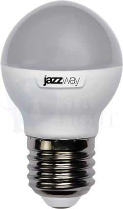 Лампа светодиодная PLED-SP-G45 7Вт шар 3000К тепл. бел. E27 540лм 230В 469060 Jazzway 1027863