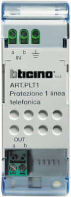 Блок защиты для одной внешней телефонной линии BTicino PLT1